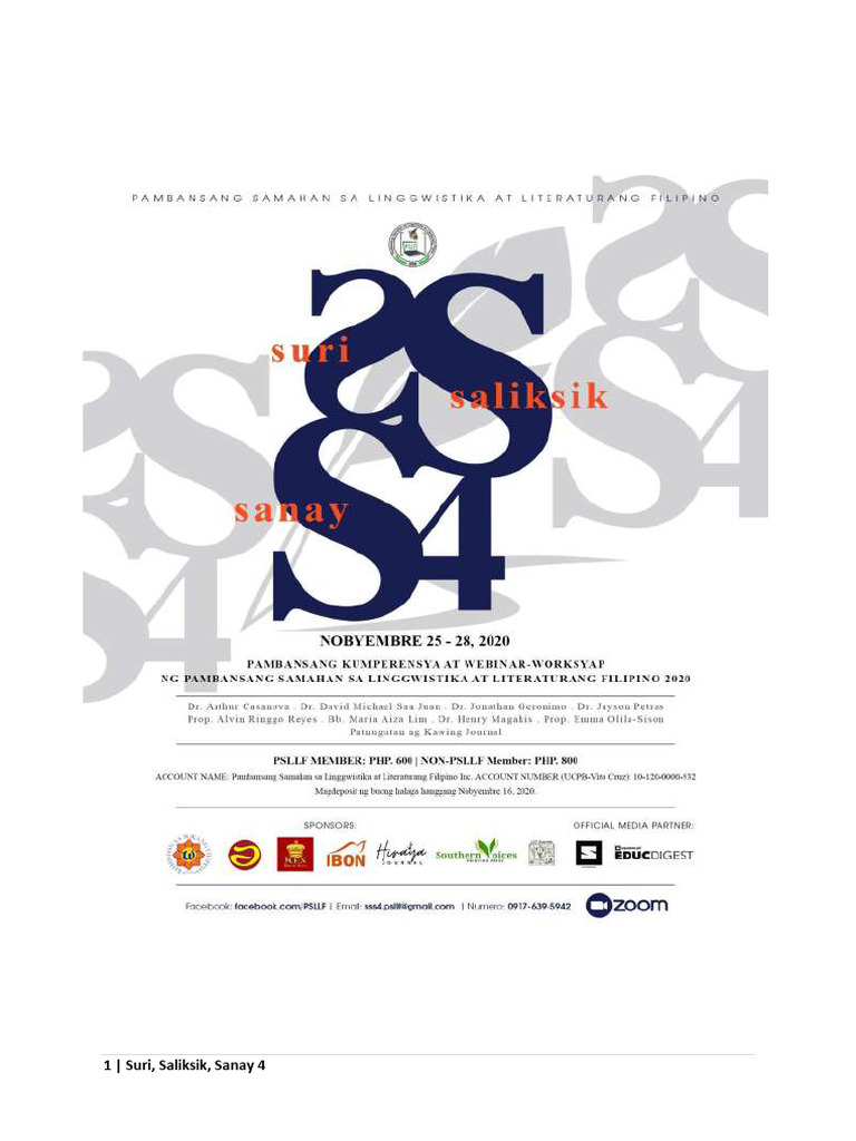 SSS 4 Book of Abstract - Ver3 | PDF