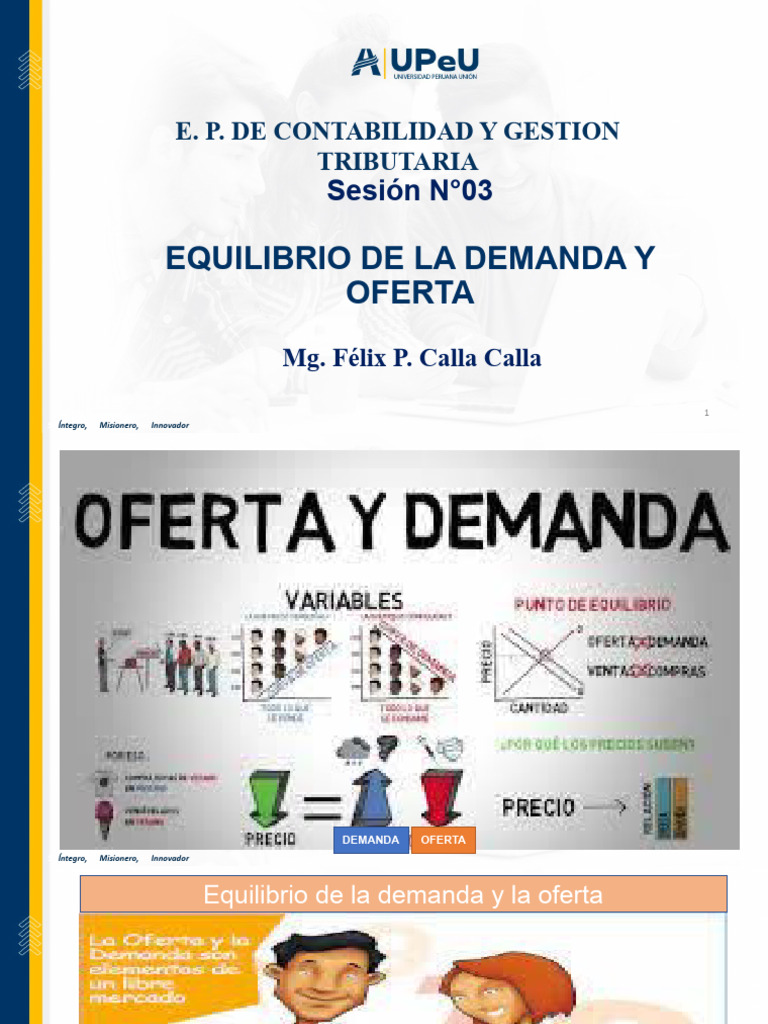 Equilibrio entre Demanda y Oferta | PDF | Equilibrio económico | Oferta ...