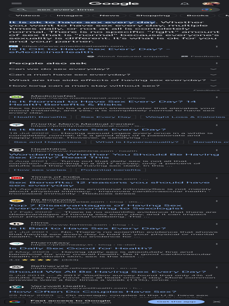 Daily Sex: Is It Normal and Healthy? | PDF | Sexual Intercourse | Sexuality