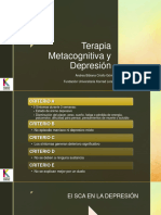 Terapia Metacognitiva y Depresión