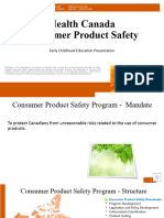 Consumer Product Safety Slides With Audio