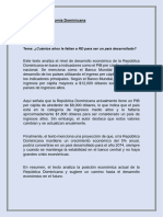 2da Síntesis de Economía Dominicana