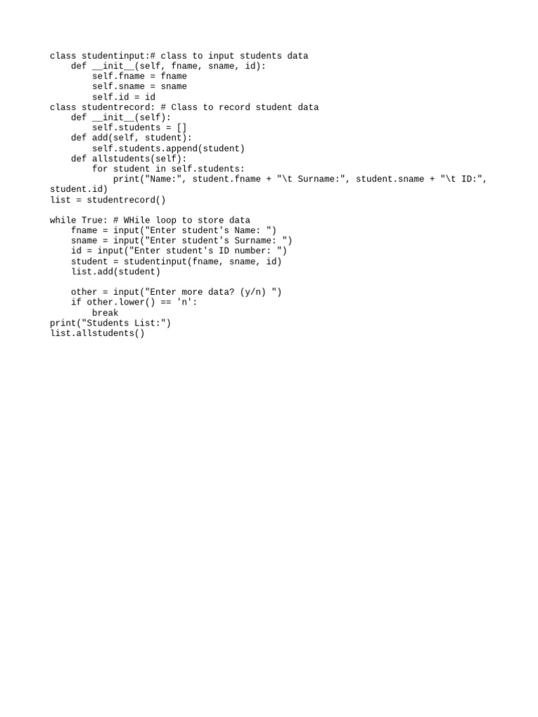 Classes Objects | PDF