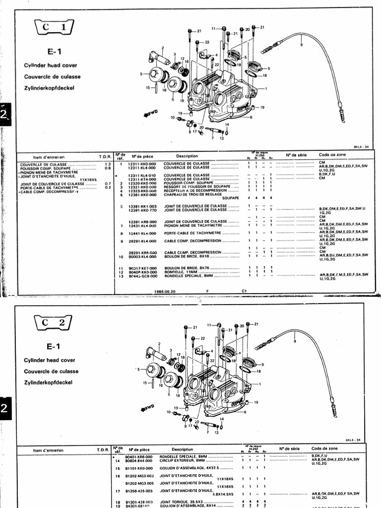 1985 HONDA XL250R SERVICE MANUAL PDF visual data 5