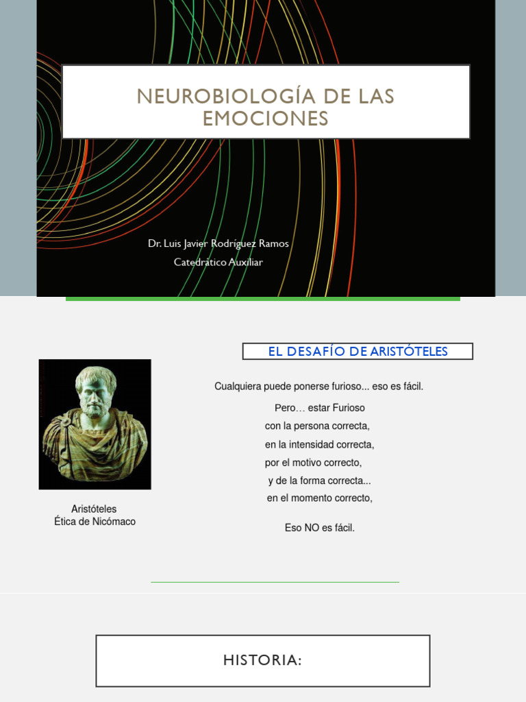 Neurobiología de las Emociones y su Historia | PDF | Las emociones ...