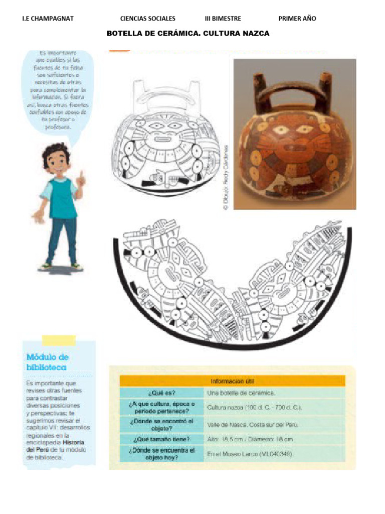 Cerámica Nazca: Actividades y Mitos | PDF | Arte | Ficción general