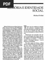 Memoria e Identidade Social_pollak