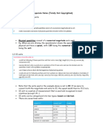 Chapter 1 Physical Quantities and Units