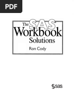 SAS Workbook Solutions