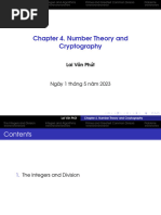 Chapter 4. Number Theory and Cryptography