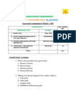 My Green Book Assessment Cycle - 1 Microplanner