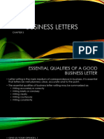 Business Letters and Memo