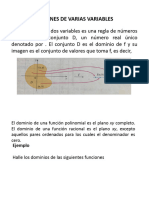 Funciones de Varias Variables