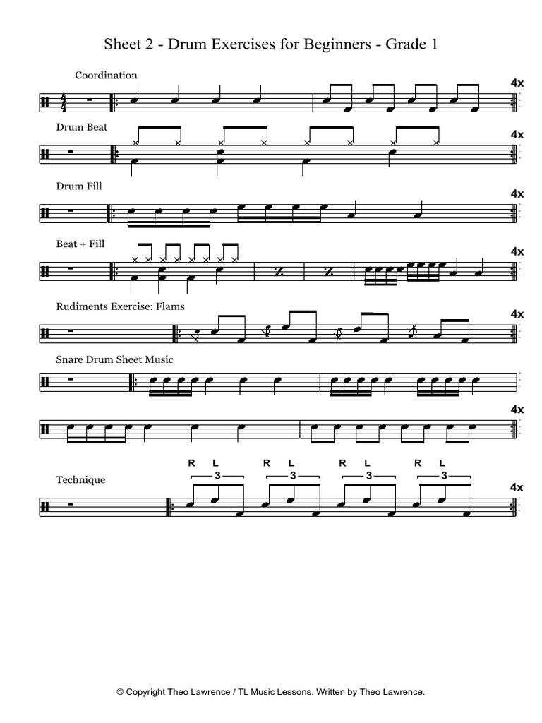 Drum Notation 2 | PDF