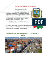 Historia de La Ciudad de El Alto