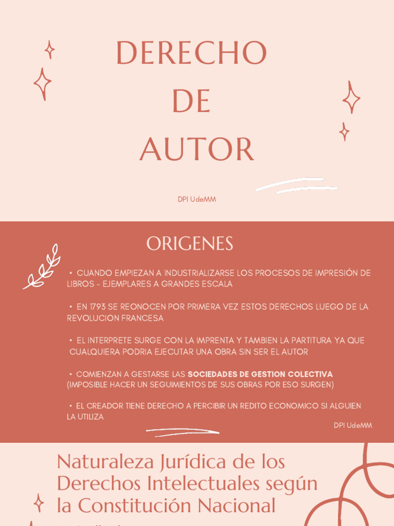 Derecho de Autor | PDF | Derechos de autor | Propiedad intelectual