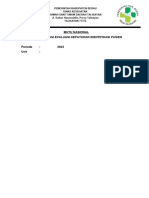 Form Kepatuhan Identifikasi Pasien