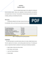 Chapter V Financial Aspect Feasibility Study