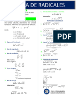 Teoría de Radicales-Formulario