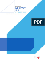 Duqm Refinery Project Cumulative Impact Assessment