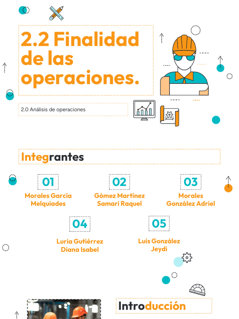 2.2 Finalidad de La Operacion | PDF