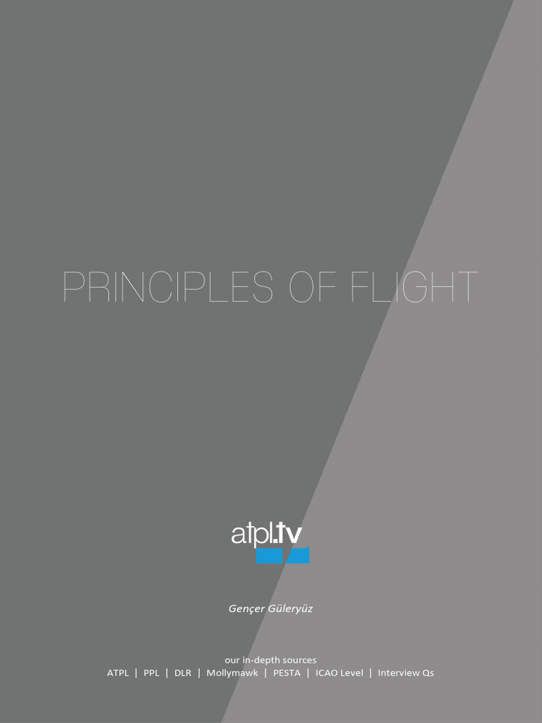 081 Principles of Flight - ATPL TV | PDF | Airfoil | Lift (Force)