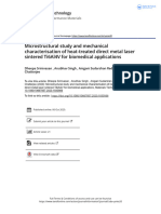 Microstructural Study and Mechanical Characterization of Heat Treated Direct Metal Laser Sintered Ti6Al4V For Biomedical Applications