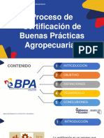 Proceso de Certificación - BPA
