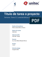 Tarea 3.1 Caracteristricas de Un Negociador