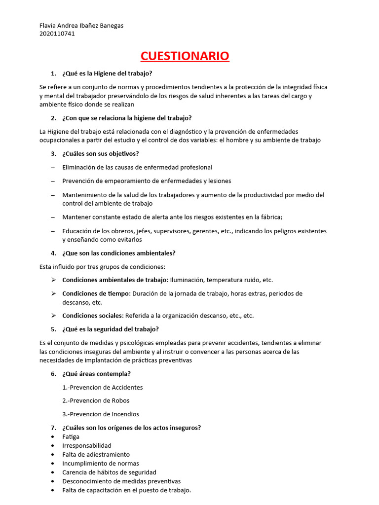 Higiene y Seguridad en el Trabajo | PDF | Crecimiento personal y ...