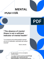Unidad 2 - Salud Mental Positiva