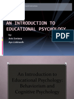 An Introduction To Educational Psycholog