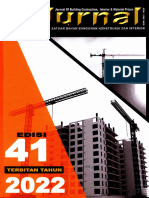 Jurnal Harga Satuan Bahan Bangunan Konstruksi & Interior Edisi 41 (2022)