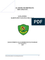 Manual Book E-Planning Musrenbang Kecamatan