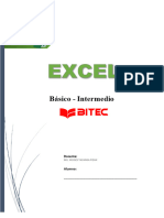 Uso Del Entorno de Excel