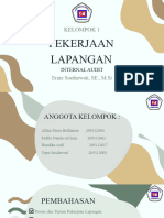 Kel1 - Pekerjaan Lapangan