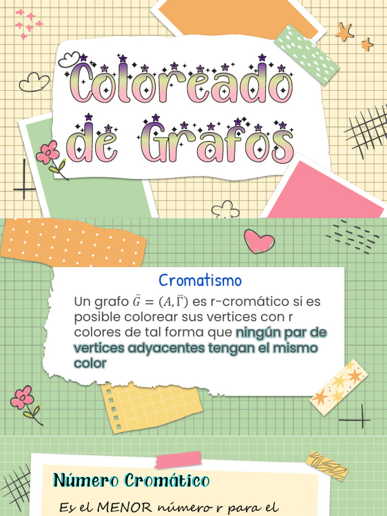 Coloreado de Grafos y Número Cromático | PDF | Conceptos matemáticos ...
