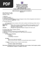 Semidetailed Lesson Plan in Science 8 