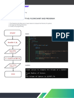 Activity #2 Flowchart and Program