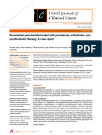 Generalized Periodontitis Treated With Periodontal, Orthodontic, and Prosthodontic Therapy: A Case Report