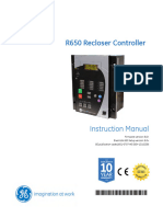 R650 Recloser Controller: Instruction Manual