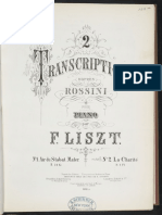 Liszt - 2 Transcriptions D'après Rossini