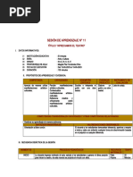 15-05-2023SESIÓN DE APRENDIZAJE Tercero de Secundaria PILAR