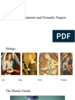 Instruments and Nomadic Singers