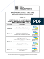 Directiva Intervencion en La Infraestructura Version 1