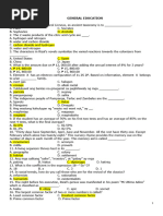 CBRC Free LET Review For All: General Education Booster | PDF | Biology ...
