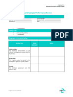 Updated Annual Employee Performance Review Template ZenHR Letters Templates
