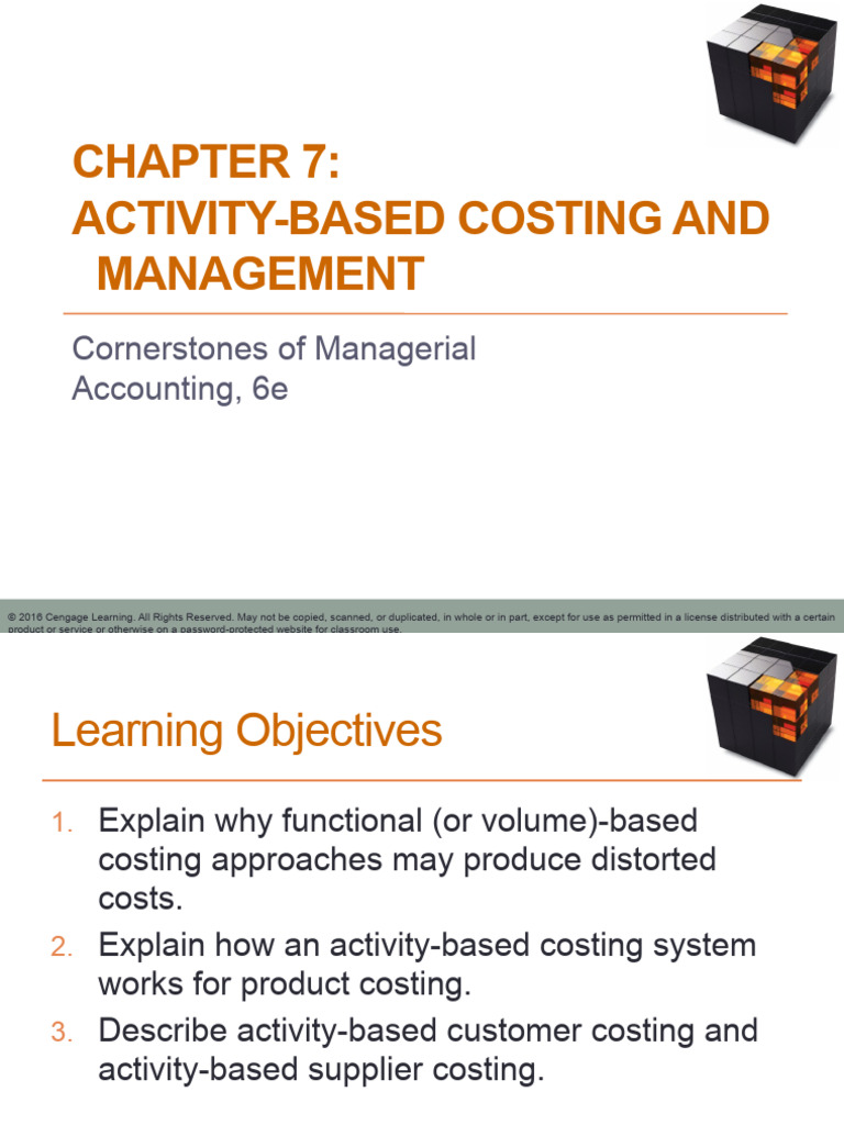Cost Behavior, CST Driver and Activity Based Costing System PDF