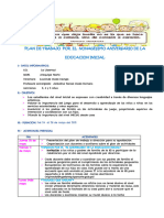 PLAN POR LA Semana Educacion Inicial