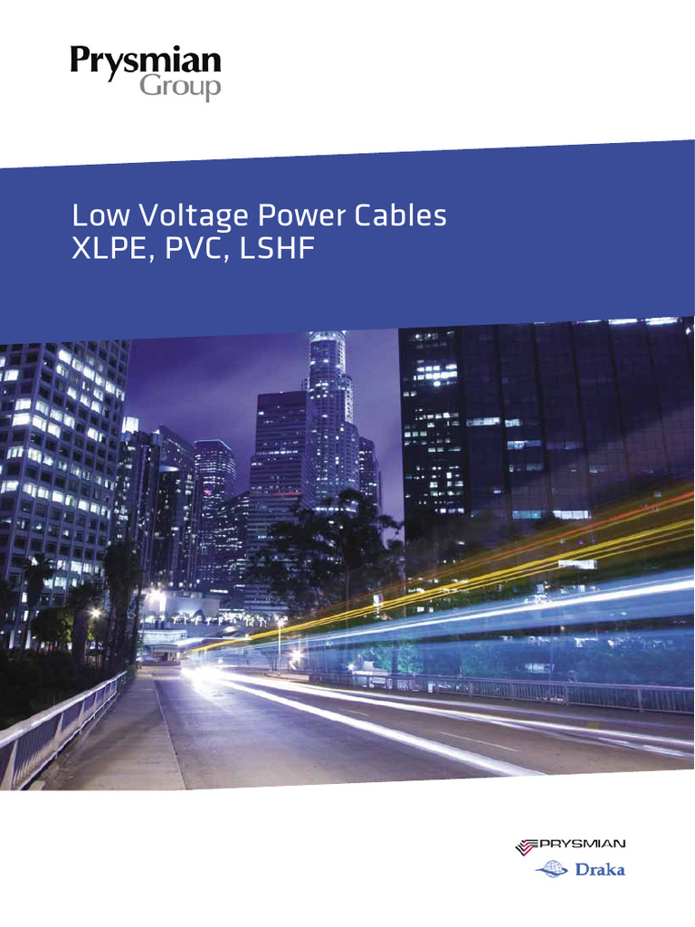 Prysmian LV Catalogue PDF Electrical Wiring Insulator (Electricity)
